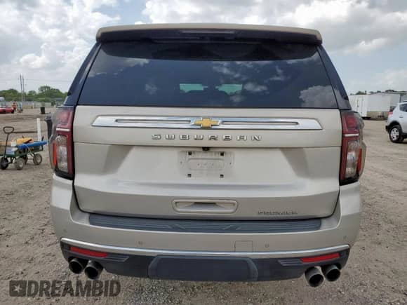 2021 Chevrolet Suburban Premier с VIN 1GNSCFKD1MR277736, выставлен на аукционе Copart как лот 61593645 с пробегом 140 830 миль миль и Списание • Salvage title. История ставок и продаж доступна на DreamBid. Изображение 6.