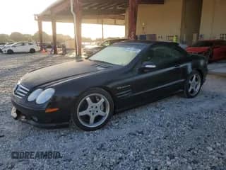 2003 Mercedes-Benz SL 55/63 AMG with VIN WDBSK74F83F062157, listed as a Copart auction lot 43278365 with 126,481 mi miles and Salvage title. Bid and sale history available at DreamBid. Image 1.