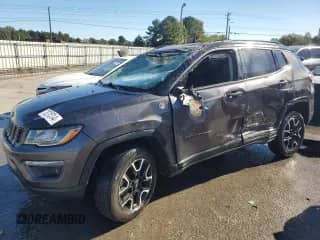 2021 Jeep Compass Trailhawk с VIN 3C4NJDDB3MT564983, выставлен на аукционе Copart как лот 76310514 с пробегом 77 585 миль миль и На запчасти • Non repairable. История ставок и продаж доступна на DreamBid. Изображение 1.