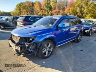 2015 Dodge Journey Crossroad with VIN 3C4PDDGG6FT584901, listed as a Copart auction lot 89441815 with 156,172 mi miles and Salvage title. Bid and sale history available at DreamBid. Image 1.