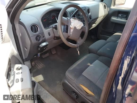 2007 Ford F-150 XL with VIN 1FTRF14V17NA53336, listed as a Copart auction lot 47614095 with Not provided miles and Salvage title. Bid and sale history available at DreamBid. Image 8.