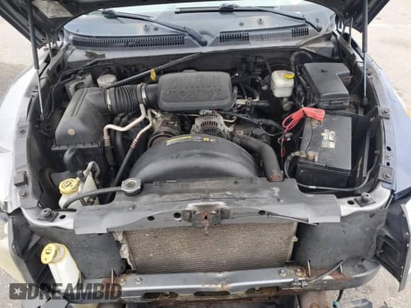 2005 Dodge Dakota SLT with VIN 1D7HW42K35S136812, listed as a Copart auction lot 84369285 with 161,314 mi miles and Salvage title. Bid and sale history available at DreamBid. Image 11.