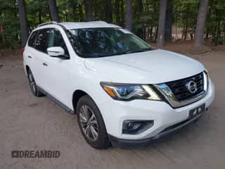 2018 Nissan Pathfinder S with VIN 5N1DR2MN2JC646919, listed as a IAAI auction lot 42958061 with 99,009 mi miles and . Bid and sale history available at DreamBid. Image 1.