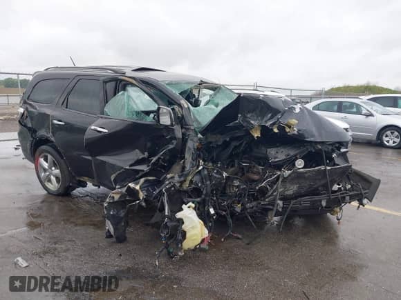 2012 Dodge Durango Citadel with VIN 1C4RDJEG4CC322246, listed as a IAAI auction lot 42409137 with 100,070 mi miles and . Bid and sale history available at DreamBid. Image 1.