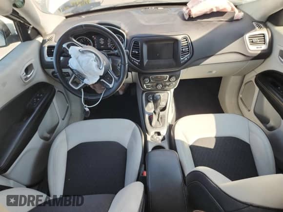 2018 Jeep Compass Latitude with VIN 3C4NJDBB8JT175352, listed as a Copart auction lot 71740325 with 65,612 mi miles and Salvage title. Bid and sale history available at DreamBid. Image 8.