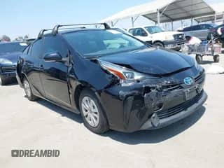 2021 Toyota Prius L Eco with VIN JTDKAMFU2M3150994, listed as a IAAI auction lot 42760734 with 85,235 mi miles and . Bid and sale history available at DreamBid. Image 1.