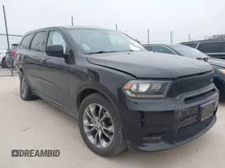 2019 Dodge Durango GT Plus with VIN 1C4RDHDG0KC779693, listed as a IAAI auction lot 41634434 with 122,104 mi miles and . Bid and sale history available at DreamBid. Image 1.