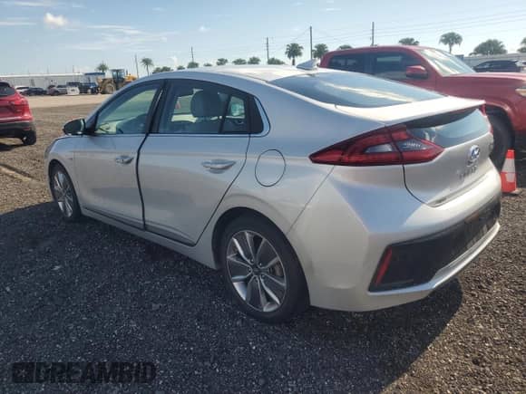 2019 Hyundai Ioniq Limited с VIN KMHC05LC4KU142469, выставлен на аукционе Copart как лот 69837125 с пробегом 54 158 миль миль и Списание • Salvage title. История ставок и продаж доступна на DreamBid. Изображение 2.