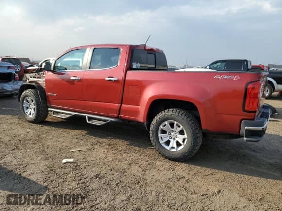 2016 Chevrolet Colorado 4WD LT with VIN 1GCGTCE35G1394934, listed as a Copart auction lot 71740975 with 105,097 mi miles and Salvage title. Bid and sale history available at DreamBid. Image 2.