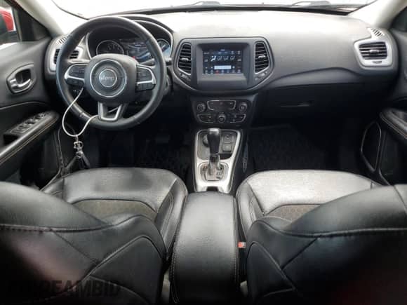 2021 Jeep Compass Latitude with VIN 3C4NJDBB0MT543799, listed as a Copart auction lot 64437985 with 46,999 mi miles and Salvage title. Bid and sale history available at DreamBid. Image 8.