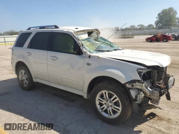 2009 Mercury Mariner Premier with VIN 4M2CU87799KJ04016, listed as a Copart auction lot 84371425 with Not provided miles and Salvage title. Bid and sale history available at DreamBid. Image 4.