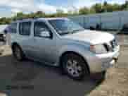 2011 Nissan Pathfinder Silver with VIN 5N1AR1NB0BC624789, listed as a Copart auction lot 80344365 with Not provided miles and Clean title. Bid and sale history available at DreamBid. Image 4.