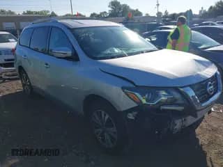 2017 Nissan Pathfinder SV with VIN 5N1DR2MN7HC648692, listed as a IAAI auction lot 43069482 with 158,396 mi miles and . Bid and sale history available at DreamBid. Image 1.