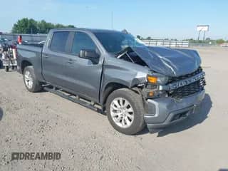 2020 Chevrolet Silverado 1500 Custom z VIN 3GCPWBEK6LG453199, wystawiony jako IAAI lot #42608264 z przebiegiem 143 301 mil mil oraz . Historia ofert i sprzedaży dostępna na DreamBid. Obrazek 1.