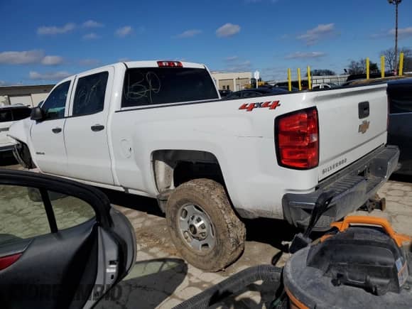 2019 Chevrolet Silverado 2500HD Work Truck z VIN 1GC1KREG7KF215142, wystawiony jako Copart lot #47896565 z przebiegiem Nie podano mil oraz Nie do naprawy • Non repairable. Historia ofert i sprzedaży dostępna na DreamBid. Obrazek 2.