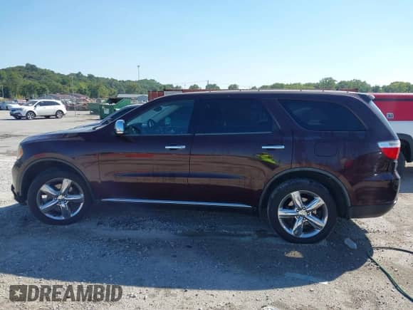 2012 Dodge Durango Citadel with VIN 1C4SDJET2CC172538, listed as a IAAI auction lot 43244110 with 163,592 mi miles and . Bid and sale history available at DreamBid. Image 14.