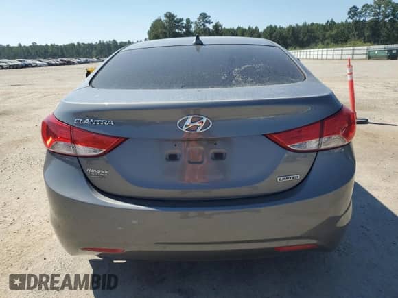 2013 Hyundai Elantra Limited z VIN 5NPDH4AE5DH453051, wystawiony jako Copart lot #80692415 z przebiegiem Nie podano mil oraz Szkoda całkowita • Salvage title. Historia ofert i sprzedaży dostępna na DreamBid. Obrazek 6.