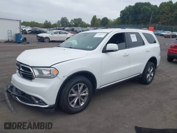 2016 Dodge Durango Limited with VIN 1C4RDJDGXGC353606, listed as a IAAI auction lot 43264827 with 188,125 mi miles and . Bid and sale history available at DreamBid. Image 2.