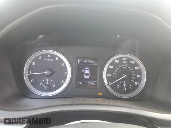 2018 Hyundai Sonata SE with VIN 5NPE24AF2JH703677, listed as a Copart auction lot 69934115 with 103,575 mi miles and Salvage title. Bid and sale history available at DreamBid. Image 9.