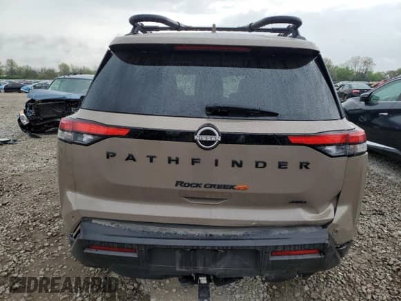 2023 Nissan Pathfinder Rock Creek with VIN 5N1DR3BD2PC251969, listed as a Copart auction lot 54381715 with 43,835 mi miles and Non repairable. Bid and sale history available at DreamBid. Image 6.