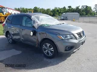 2019 Nissan Pathfinder S with VIN 5N1DR2MN4KC627709, listed as a IAAI auction lot 41656585 with 89,705 mi miles and . Bid and sale history available at DreamBid. Image 1.