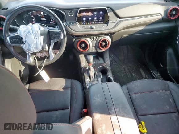 2021 Chevrolet Blazer RS с VIN 3GNKBKRS4MS583147, выставлен на аукционе Copart как лот 80222565 с пробегом 58 062 миль миль и Списание • Salvage title. История ставок и продаж доступна на DreamBid. Изображение 8.