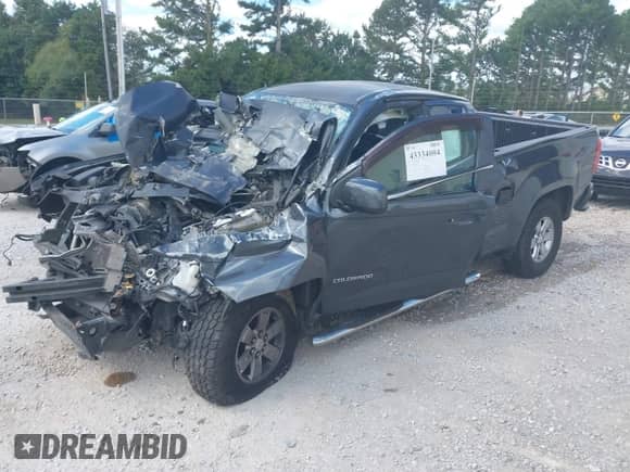 2016 Chevrolet Colorado 2WD WT z VIN 1GCHSBEA4G1117658, wystawiony jako IAAI lot #43334004 z przebiegiem Nie podano mil oraz . Historia ofert i sprzedaży dostępna na DreamBid. Obrazek 2.