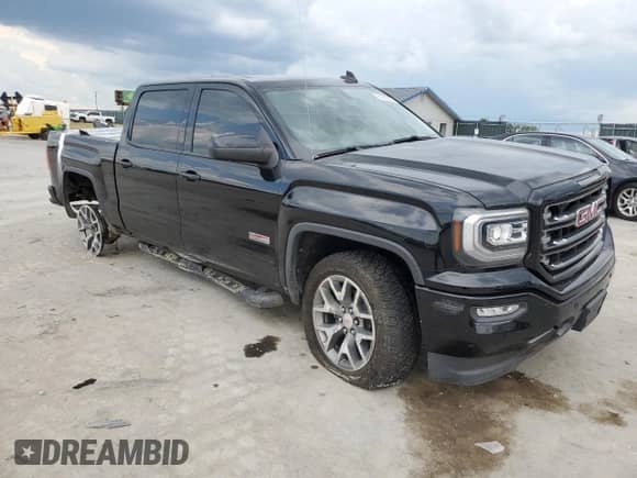 2018 GMC Sierra 1500 SLT with VIN 3GTU2NEC5JG410267, listed as a Copart auction lot 68362545 with 112,723 mi miles and Salvage title. Bid and sale history available at DreamBid. Image 4.