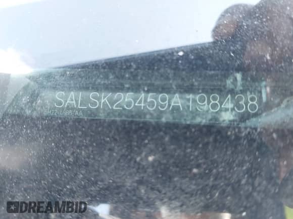 2009 Land Rover Range Rover Sport HSE с VIN SALSK25459A198438, выставлен на аукционе IAAI как лот 43204601 с пробегом 93 622 миль миль и . История ставок и продаж доступна на DreamBid. Изображение 9.