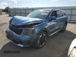 2025 Kia Sorento EX with VIN KNDRJDJH4S5326664, listed as a Copart auction lot 71421365 with 6,652 mi miles and Salvage title. Bid and sale history available at DreamBid. Image 1.