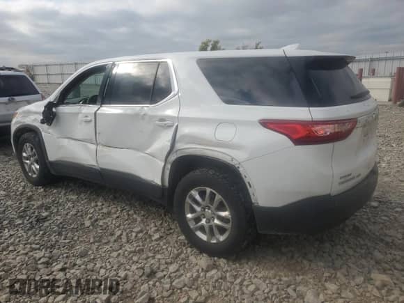 2020 Chevrolet Traverse LS z VIN 1GNEVLKW3LJ178906, wystawiony jako Copart lot #80357775 z przebiegiem 89 272 mil mil oraz Szkoda całkowita • Salvage title. Historia ofert i sprzedaży dostępna na DreamBid. Obrazek 2.