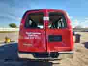 2012 Chevrolet Express Passenger 1LT with VIN 1GAZG1FA2C1182672, listed as a Copart auction lot 82730535 with 183,286 mi miles and Non repairable. Bid and sale history available at DreamBid. Image 6.