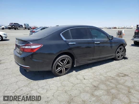 2017 Honda Accord Touring with VIN 1HGCR3F94HA036601, listed as a Copart auction lot 64644345 with 188,749 mi miles and Salvage title. Bid and sale history available at DreamBid. Image 3.