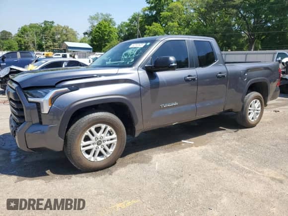 2024 Toyota Tundra SR5 with VIN 5TFLA5DA6RX171799, listed as a Copart auction lot 52202605 with 16,652 mi miles and Salvage title. Bid and sale history available at DreamBid. Image 1.