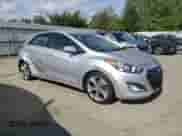 2013 Hyundai Elantra with VIN KMHD35LE4DU065599, listed as a Copart auction lot 85567085 with 195,667 mi miles and Salvage title. Bid and sale history available at DreamBid. Image 4.