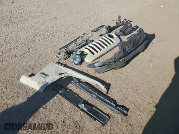 2022 Jeep Wrangler Unlimited Willys with VIN 1C4HJXDN0NW255976, listed as a Copart auction lot 68219535 with 18,056 mi miles and Salvage title. Bid and sale history available at DreamBid. Image 13.