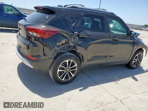 2024 Chevrolet TrailBlazer LT with VIN KL79MPS23RB075969, listed as a Copart auction lot 65819875 with Not provided miles and Salvage title. Bid and sale history available at DreamBid. Image 3.