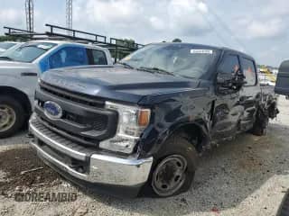 2022 Ford F-250 XL with VIN 1FT7W2A65NEC91701, listed as a Copart auction lot 62224055 with 10,734 mi miles and Salvage title. Bid and sale history available at DreamBid. Image 1.