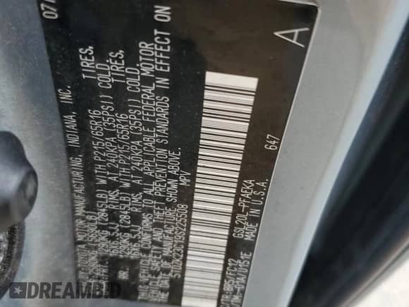 2009 Toyota Sienna CE с VIN 5TDZK23C19S225508, выставлен на аукционе Copart как лот 84565215 с пробегом 215 101 миль миль и Списание • Salvage title. История ставок и продаж доступна на DreamBid. Изображение 13.