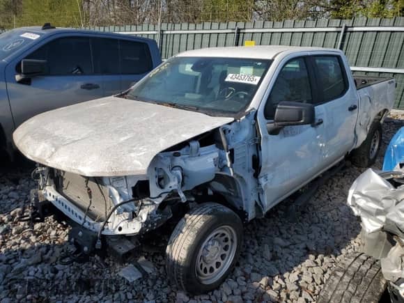 2023 Chevrolet Silverado 1500 Work Truck с VIN 3GCUDAED8PG316856, выставлен на аукционе Copart как лот 43453765 с пробегом Не указан миль и Списание • Salvage title. История ставок и продаж доступна на DreamBid. Изображение 1.