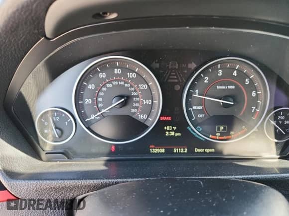 2012 BMW 3 Series 328i with VIN WBA3C1C59CF433798, listed as a Copart auction lot 83958835 with 132,908 mi miles and Salvage title. Bid and sale history available at DreamBid. Image 9.