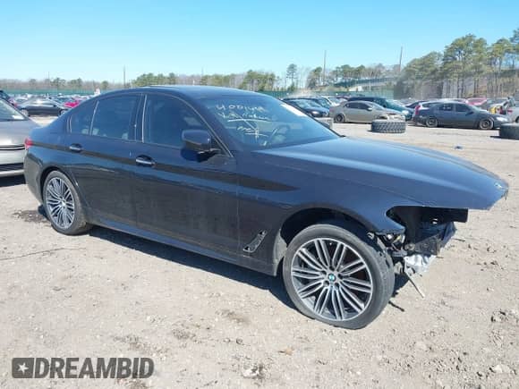 2017 BMW 5 Series 530i xDrive with VIN WBAJA7C37HG458358, listed as a IAAI auction lot 40014991 with Not provided miles and . Bid and sale history available at DreamBid. Image 1.