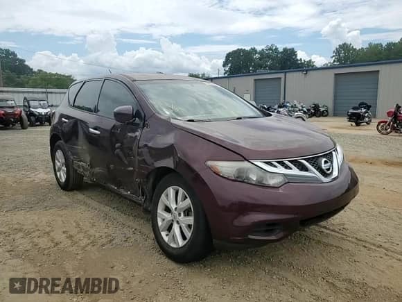 2014 Nissan Murano SV with VIN JN8AZ1MU0EW420136, listed as a Copart auction lot 66809695 with 137,953 mi miles and Salvage title. Bid and sale history available at DreamBid. Image 14.