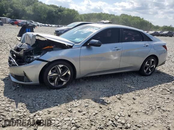 2021 Hyundai Elantra Limited с VIN 5NPLP4AG7MH026972, выставлен на аукционе Copart как лот 65581735 с пробегом 42 960 миль миль и Списание • Salvage title. История ставок и продаж доступна на DreamBid. Изображение 1.