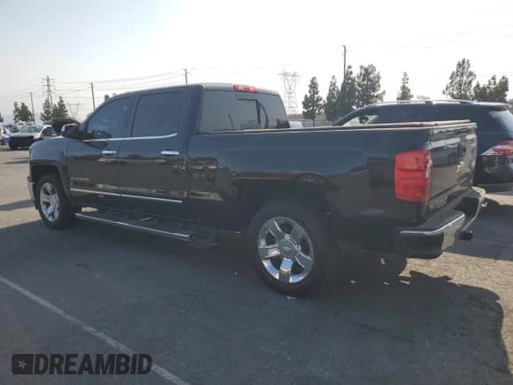 2014 Chevrolet Silverado 1500 LTZ with VIN 3GCPCSEC2EG550999, listed as a Copart auction lot 80388585 with 134,307 mi miles and Clean title. Bid and sale history available at DreamBid. Image 2.