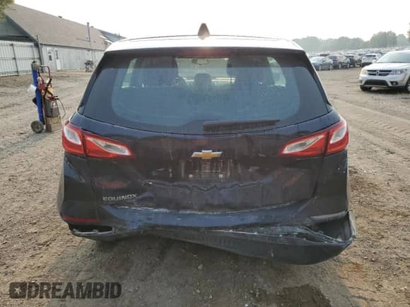 2020 Chevrolet Equinox LS with VIN 3GNAXHEV9LS508801, listed as a Copart auction lot 67254955 with 77,296 mi miles and Non repairable. Bid and sale history available at DreamBid. Image 6.