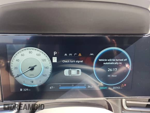 2024 Hyundai Elantra SEL with VIN KMHLM4DG2RU701365, listed as a Copart auction lot 68356665 with 20,743 mi miles and Salvage title. Bid and sale history available at DreamBid. Image 9.