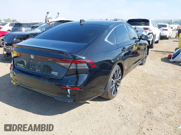 2024 Honda Accord Touring with VIN 1HGCY2F80RA039016, listed as a IAAI auction lot 42666767 with 18,068 mi miles and . Bid and sale history available at DreamBid. Image 4.