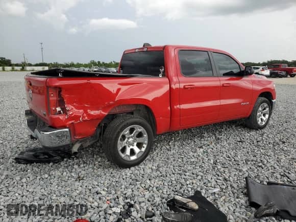 2022 Ram 1500 Big Horn z VIN 1C6RRFFG7NN428735, wystawiony jako Copart lot #65457265 z przebiegiem 68 171 mil mil oraz Nie do naprawy • Non repairable. Historia ofert i sprzedaży dostępna na DreamBid. Obrazek 3.