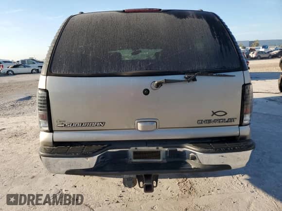 2003 Chevrolet Suburban LT with VIN 3GNEC16Z53G134051, listed as a Copart auction lot 76923234 with Not provided miles and Salvage title. Bid and sale history available at DreamBid. Image 6.